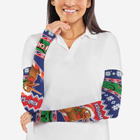New Zealand Christmas Arm Sleeves Kiwi-sh You A Merry Christmas - Polynesian Pride