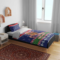 New Zealand Christmas Bedding Set Kiwi-sh You A Merry Christmas - Polynesian Pride