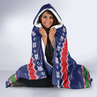 New Zealand Christmas Hooded Blanket Kiwi-sh You A Merry Christmas - Polynesian Pride
