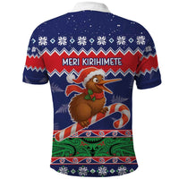 New Zealand Christmas Polo Shirt Kiwi-sh You A Merry Christmas - Polynesian Pride