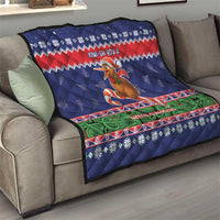 New Zealand Christmas Quilt Kiwi-sh You A Merry Christmas - Polynesian Pride