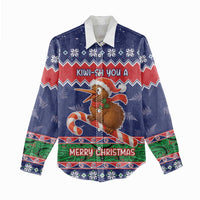 New Zealand Christmas Women Casual Shirt Kiwi-sh You A Merry Christmas - Polynesian Pride