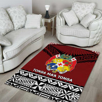 Tonga Constitution Day Area Rug Tongan Kupesi Ngatu Pattern