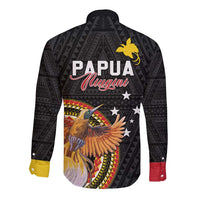 Papua New Guinea Tok Pisin Wik Long Sleeve Button Shirt Land Of The Unexpected LT05 - Polynesian Pride