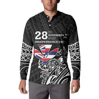 Hawaii November 28th Is My Independence Day Button Sweatshirt