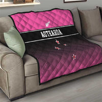 New Zealand Women Cricket Quilt Pink Simple Style