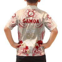 Siva Samoa Family Matching Puletasi and Hawaiian Shirt Samoan Taupou With Polynesian Pattern LT05 - Polynesian Pride