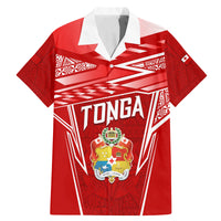 Custom Tonga Rugby Family Matching Mermaid Dress and Hawaiian Shirt Kupesi Ngatu Pattern