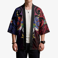 Haiti Philippines Kimono Haitian Coat Of Arms With Filipino Sun LT05 - Polynesian Pride