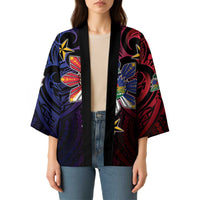 Haiti Philippines Kimono Haitian Coat Of Arms With Filipino Sun LT05 - Polynesian Pride