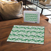 Hawaii Ti Leaf Maile Tuberose Lei Puzzle With Hanalei Leaf Green LT05 - Polynesian Pride