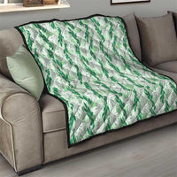 Hawaii Ti Leaf Maile Tuberose Lei Quilt With Hanalei Leaf Green LT05 - Polynesian Pride
