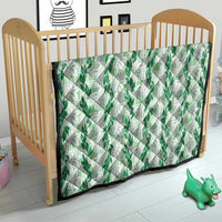 Hawaii Ti Leaf Maile Tuberose Lei Quilt With Hanalei Leaf Green LT05 - Polynesian Pride
