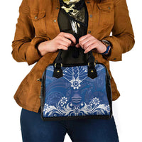 Wikin te Taetae ni Kiribati Shoulder Handbag Pacific Tapa Pattern LT05 - Polynesian Pride
