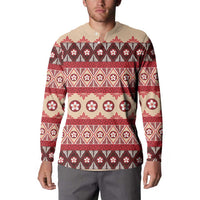 Tonga Language Week Button Sweatshirt Lea Faka-Tonga Everyday - Polynesian Pride