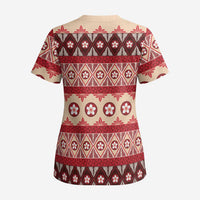 Tonga Language Week Scrub Top Lea Faka-Tonga Everyday LT05 - Polynesian Pride