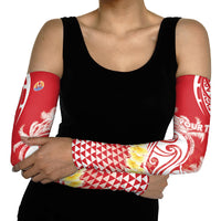Personalised Tahiti Surfing Arm Sleeves Polynesian Style LT05 - Polynesian Pride