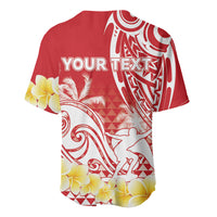 Personalised Tahiti Surfing Baseball Jersey Polynesian Style LT05 - Polynesian Pride
