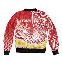 Personalised Tahiti Surfing Bomber Jacket Polynesian Style LT05 - Polynesian Pride