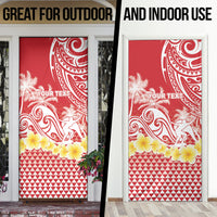 Personalised Tahiti Surfing Door Cover Polynesian Style LT05 - Polynesian Pride