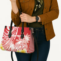 Personalised Tahiti Surfing Leather Bag Polynesian Style LT05 - Polynesian Pride