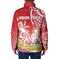 Personalised Tahiti Surfing Padded Jacket Polynesian Style LT05 - Polynesian Pride