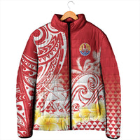 Personalised Tahiti Surfing Padded Jacket Polynesian Style LT05 - Polynesian Pride