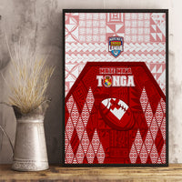 Tonga Rugby Canvas Wall Art 2023 Pacific Championships Kupesi Ngatu Mate Maa LT05 - Polynesian Pride