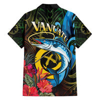 Vanuatu Fishing Family Matching Tank Maxi Dress and Hawaiian Shirt It's Time To Fish LT05 - Polynesian Pride