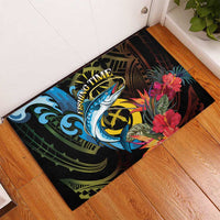 Vanuatu Fishing Rubber Doormat It's Time To Fish