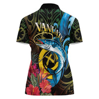 Vanuatu Fishing Women Polo Shirt It's Time To Fish