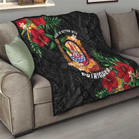 French Polynesia Outrigger Canoe Race Quilt Tropical Vibe LT05 - Polynesian Pride