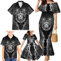 Aotearoa Toitu Te Tiriti Family Matching Mermaid Dress and Hawaiian Shirt Ka Mua Ka Muri