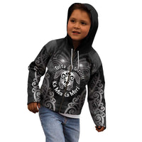 Aotearoa Toitu Te Tiriti Kid Hoodie Ka Mua Ka Muri