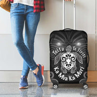 Aotearoa Toitu Te Tiriti Luggage Cover Ka Mua Ka Muri