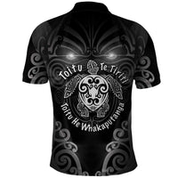 Aotearoa Toitu Te Tiriti Polo Shirt Ka Mua Ka Muri