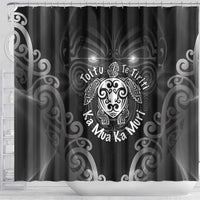 Aotearoa Toitu Te Tiriti Shower Curtain Ka Mua Ka Muri