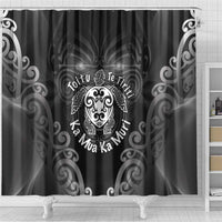 Aotearoa Toitu Te Tiriti Shower Curtain Ka Mua Ka Muri