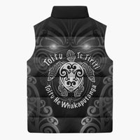 Aotearoa Toitu Te Tiriti Sleeveless Puffer Jacket Ka Mua Ka Muri
