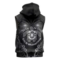 Aotearoa Toitu Te Tiriti Sleeveless Zip Hoodie Ka Mua Ka Muri