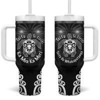 Aotearoa Toitu Te Tiriti Tumbler With Handle Ka Mua Ka Muri