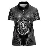 Aotearoa Toitu Te Tiriti Women Polo Shirt Ka Mua Ka Muri