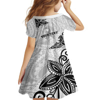 Personalised Polynesia Brain Cancer Family Matching Off The Shoulder Long Sleeve Dress and Hawaiian Shirt No One Fights Alone