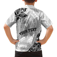 Personalised Polynesia Brain Cancer Family Matching Summer Maxi Dress and Hawaiian Shirt No One Fights Alone LT05 - Polynesian Pride