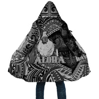 Hawaii King Kamehameha Cloak With Hawaiian Ipu Motifs Black Version LT05 Unisex Black - Polynesian Pride