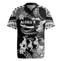 Hawaii Beautiful Hula Dancers Rugby Jersey With Ipu Keke And Pahu Drum