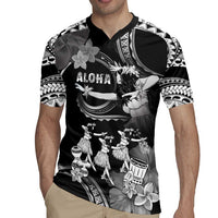Hawaii Beautiful Hula Dancers Rugby Jersey With Ipu Keke And Pahu Drum