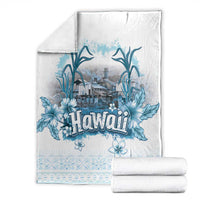 Hawaii Sugar Plantation Blanket With Hawaiian Tapa Pattern