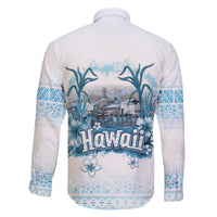 Hawaii Sugar Plantation Family Matching Off The Shoulder Long Sleeve Dress and Hawaiian Shirt With Hawaiian Tapa Pattern LT05 - Polynesian Pride