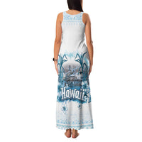 Hawaii Sugar Plantation Family Matching Tank Maxi Dress and Hawaiian Shirt With Hawaiian Tapa Pattern
